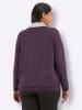 sheego Sweatshirt in traube-bedruckt