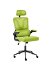 Beliani Bürostuhl KRYOS in Grün/Schwarz - (W) 64 x (H) 116 x (L) 64 cm