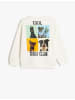 KOTON Sweatshirt in Ekru