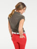 Heine Kurzarm-Bluse in oliv