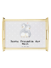 Mr. & Mrs. Panda BettTablett Pinguin Beste Freundin der Welt mit... in Grau Pastell