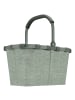 Reisenthel Carrybag - Einkaufskorb (cord dark matcha) in frame twist sage