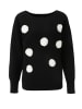 Aniston SELECTED Strickpullover in schwarz-wollweiß