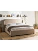 Beliani 2-tlg Doppelbett BERNAY in Beige