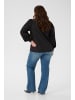KAFFE curve Hemd langarm KCnicky Regular fit in Black Deep