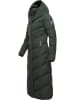 ragwear Steppmantel Natalka Extralong in Dark Green