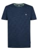 Petrol Industries Gestreiftes T-Shirt Cactus in Blau