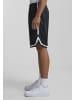 Urban Classics Urban Classics Herren Stripes Mesh Shorts in blkblkwht
