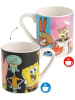 SpongeBob Spongebob Schwammkopf Farbwechseltasse für Kinder, 230 ml in Mehrfarbig