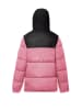 Fumo Damen Wattierte Steppjacke in Rosa Schwarz