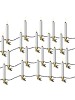 MARELIDA LED Weihnachtskerzen Lichterkette 20 Baumkerzen L: 9,5m in weiß