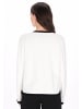 usha BLACK LABEL Women Cardigan in offwhite black