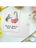 Mr. & Mrs. Panda Postkarte Pinguin Beste Mutti der Welt mit Spruch in Weiß