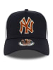 NEW ERA Cap MLB Boucle New York Yankees Trucker in navy-stone