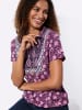 WITT WEIDEN Shirt in erika-marine-bedruckt