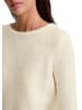 Marc O'Polo Bouclé-Pullover regular in white cotton