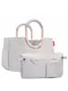 Reisenthel loopshopper M / Shopper 40 cm (summerstripes coffee) in frame twist sky rose