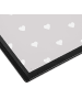 Mr. & Mrs. Panda schreibtischunterlage Faultiere Herz mit Spruch in Grau Pastell