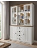 Furn.Design Buffetschrank weiß Pinie, Eiche hell Landhaus, Buffet 130 x 198 cm