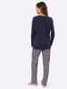 Sieh an! Schlafanzug in marine-bedruckt