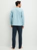 Calida Pyjama in tourmaline blue