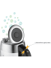 Adler Europe AD 1247 Digitaler Wasserkocher 1,7 L - 2200 W mit Chlorentfernungsfunktion in Silber, Schwarz