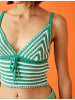 KOTON Tanktop in Grün Gestreift
