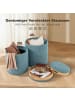 COSTWAY Sitzhocker 2er Set in Blau