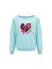 myMo Women Sweatshirt in Aqua
