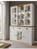 Furn.Design Buffetschrank weiß Pinie, Eiche hell Landhaus, Buffet 130 x 198 cm