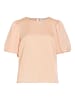 Vila Oberteil mit kurzen Ärmeln in Peach Parfait