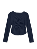 Vero Moda Strickpullover in Navy Blazer