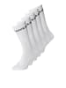 JACK & JONES Junior 5er-Pack Socken in White