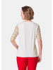 GOLDNER Spitzenshirt Viskose-Blusenshirt mit Spitze in wollweiß