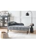 Beliani Chaiselongue IVRY in Grau/Schwarz - (W) 152 x (H) 72 x (L) 62 cm
