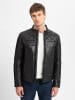 Strellson Lederjacke in schwarz