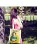 Mr. & Mrs. Panda Schultertasche Pinguin Buch Design mit Spruch in Weiß