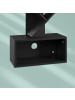 relaxdays Bücherregal in Schwarz - (B)38 x (H)113 x (T)20 cm