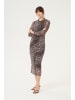 CULTURE Kleid CUattie Fitted in Leopard