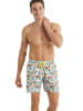 BLACKSPADE Fits perfect Badeshorts Surf mit kurzem Bein in Wave and Surf Print