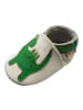 Yalion Baby Krabbelschuhe aus Leder, weiche Lauflernschuhe mit rutschfester Sohle 