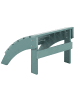 Beliani Gartenstuhl ADIRONDACK in Blau - (W) 50 x (H) 34 x (L) 43 cm