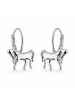 schmuck23 Silber Ohrringe 925 Pferd 0,7 cm x 0,8 cm
