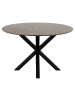 ebuy24 Esstisch Heaven Braun 120 x 120 cm