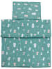 TupTam Kinder Bettdecken Set Gemustert in grün Modell 1