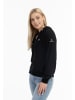 DreiMaster Damen Kapuzenpullover in Schwarz