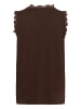 CULTURE Ärmellose Bluse CUlia Regular fit in Coffee Bean