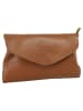 Cluty Abendtasche echt Leder in cognac