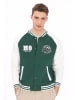 MO Men Sweatshirt in green offwhite
