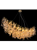 Globo lighting Luster "QUEENA" in gold